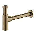 Siphon Dekorativer Waschtisch Siphon Antike Bronze gebürstet (BR)