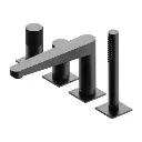 Contour 4-Loch-Badewannenarmatur Anthrazit gebürstet (AT) CT8032AT