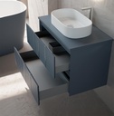 POLE-Unterschrank 80 x 45 x 54 cm mattes Kobaltblau PL080.Z 