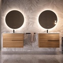 BAMBOO-Schrank 60 x 45 x 54 cm Griff aus gebürstetem Gold RA060.G