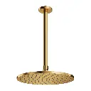  SLIMLINE Kopfbrause mit Decken-Brausearm  Gold gebürstet (GLB) WSSET1GLB