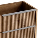 Ersatzgriff für Möbel der Serien Trend und Reel. Breite 50 cm (2 Stück). Oberfläche: satinierter Edelstahl T.050.100.INOX